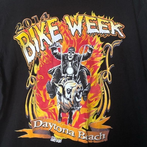 Daytona Bike 2014 Week motorcycle T-shirt Joe Cool - Picture 1 of 7